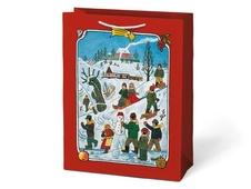 Vánoční taška Josef Lada - mix 26 x 34 cm