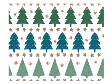 Vánoční balicí papír - mix motivů 70 x 200 cm