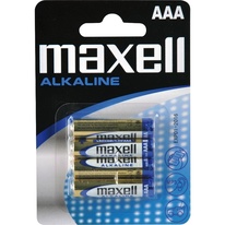 Baterie Maxell Alkaline - baterie mikrotužková AAA / 4ks