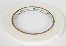 Lepicí páska oboustranná  - 8 mm x 2,2 m / bílá pěnová