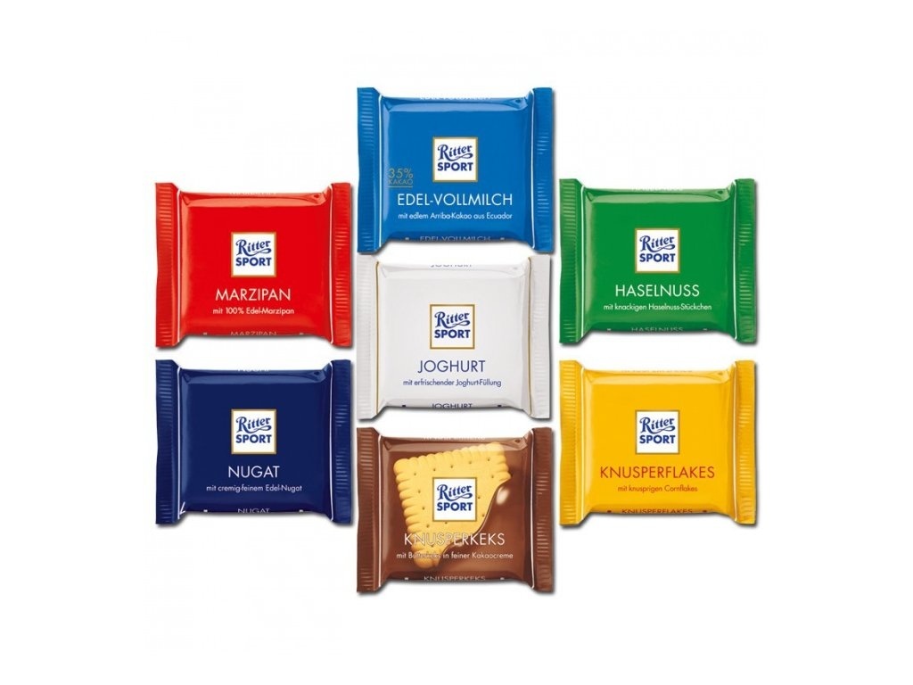 Ritter Sport mini čokoláda 16,67 g