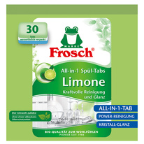 Frosch tablety do myčky EKO ALL IN 1 Citrón - 30 tablet