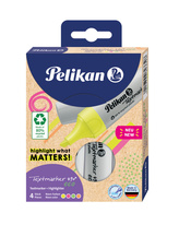 Zvýrazňovač Pelikan 490 ECO NEON / sada 4 ks
