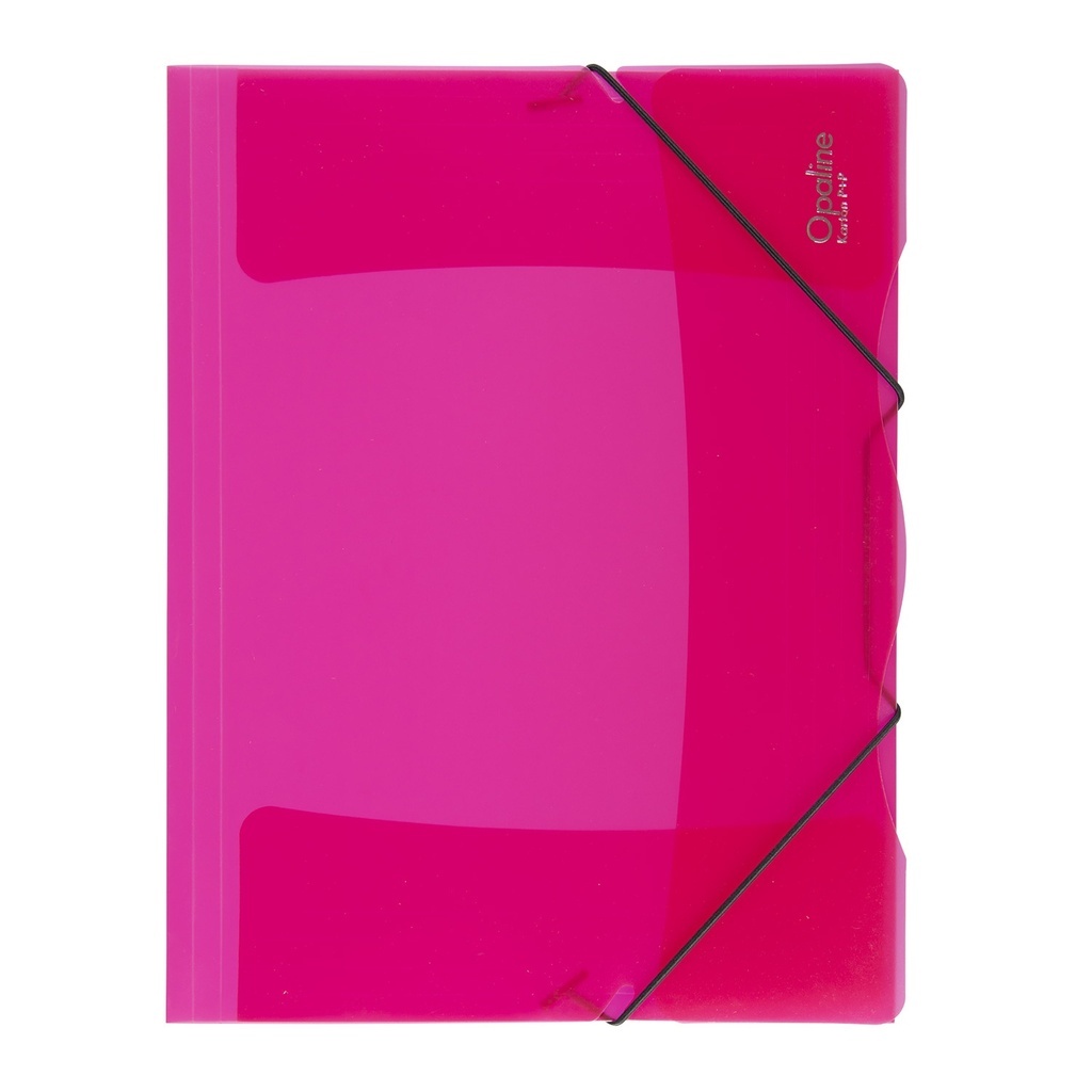 Spisové desky A4 s gumou Opaline - červená