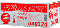 Papírové ručníky skládané Z-Z PrimaSOFT bílé / 2-vrstvé / 150 ks