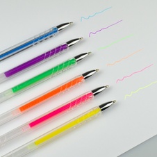 Kuličkové pero Kores K11-Pen NEON - sada 6 ks
