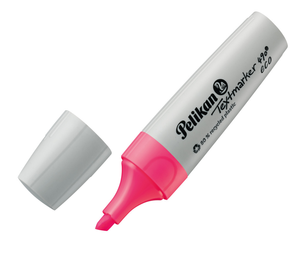 Zvýrazňovač Pelikan 490 ECO NEON / růžová