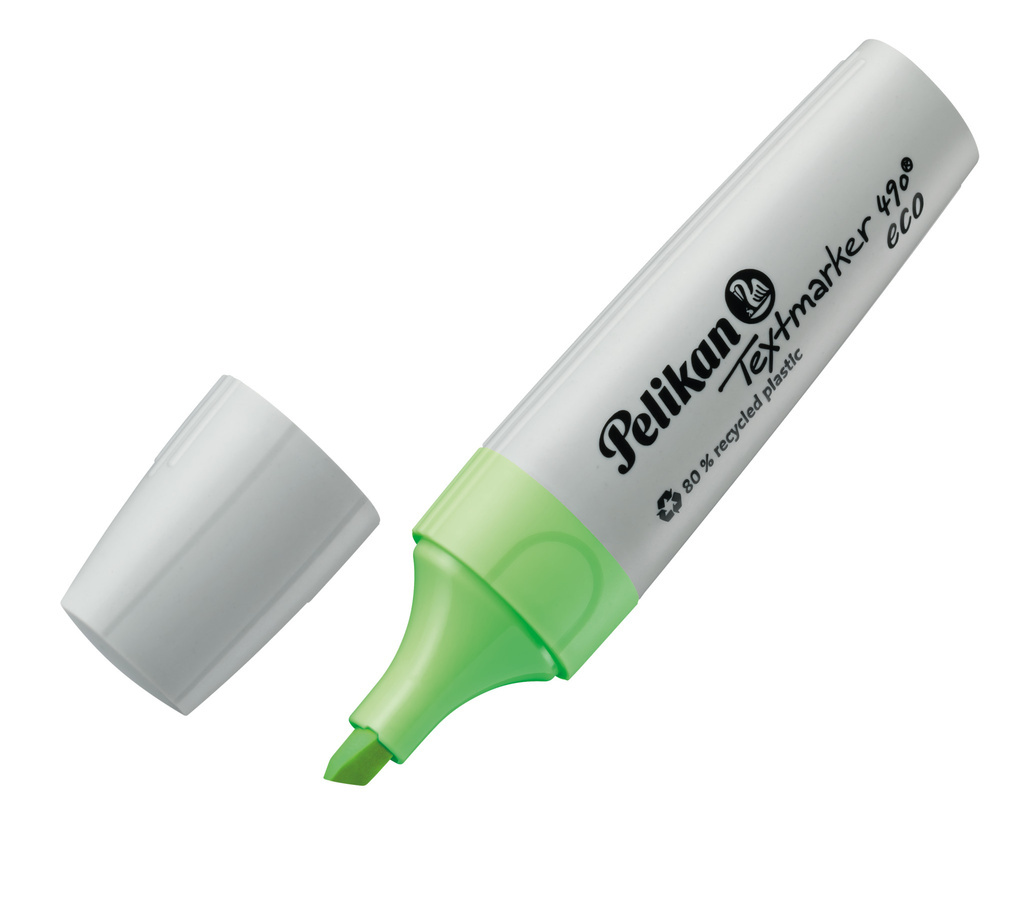 Zvýrazňovač Pelikan 490 ECO NEON / zelená