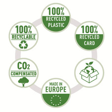 Závěsný obal A4 Leitz recycle - A4 čirý / 40 ks