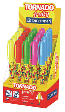 Roller Centropen TORNADO Fruity 2675 / stojánek 20 ks