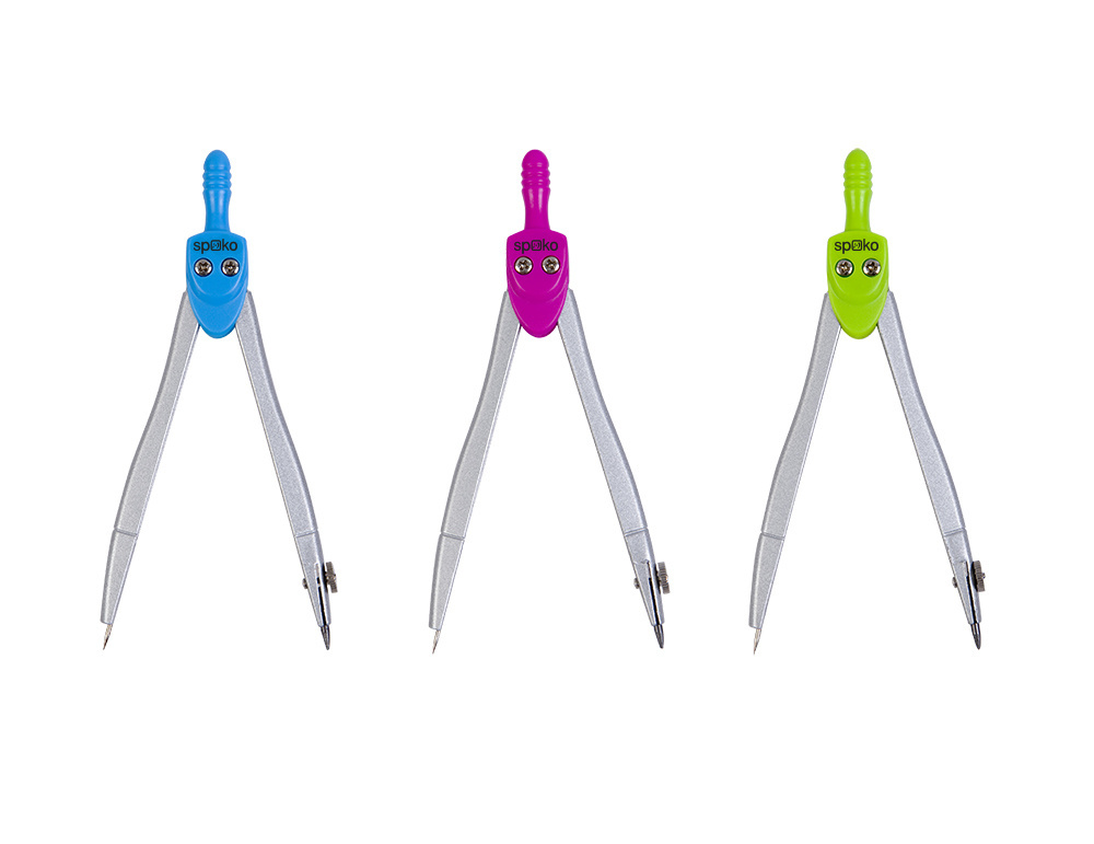 Kružítko školní - mix barev + příslušenství