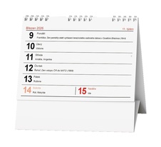 Kalendář stolní pracovní Easy / BSA5