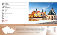 Kalendář stolní obrázkový 55 turistických nej… / S24