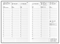 Diář VIVELLA - A5 / týdenní / zelená