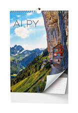 Kalendář nástěnný Alpy / BNF8