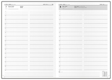Diář VIVELLA - A4 / denní / modrá
