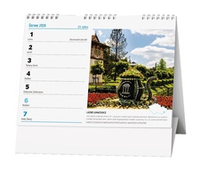 Kalendář stolní obrázkový Poznáváme ČR / BSH8