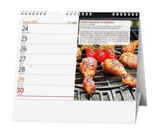 Kalendář stolní obrázkový Grilujeme / BSD12