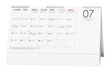 Kalendář stolní Měsíční pracovní / BSE13
