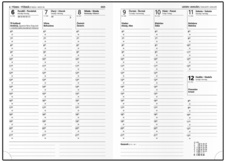 Diář NUBA - A5 / týdenní / šedá