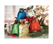 Vánoční sáčky celofánové 20x32 cm - mix