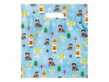 Taška Mikuláš M - mix s průhmatem 29 x 32 cm