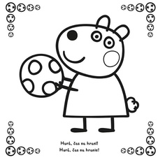 Pexeso v sešitu - Prasátko Peppa