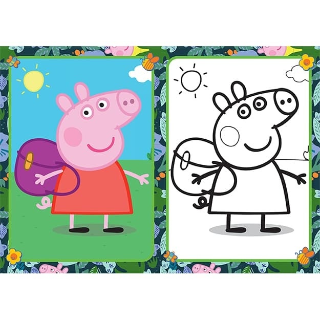 Omalovánky A5 - Prasátko Peppa