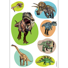 Omalovánky s nažehlovacími obrázky - Dinosauři