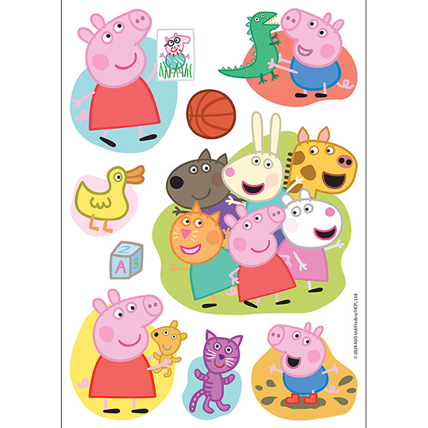 Omalovánky s nažehlovacími obrázky - Prasátko Peppa