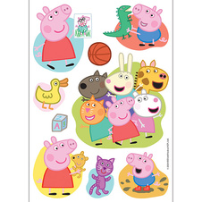 Omalovánky s nažehlovacími obrázky - Prasátko Peppa