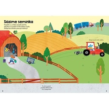 Samolepicí knížka První samolepkování - Traktory a náklaďáky
