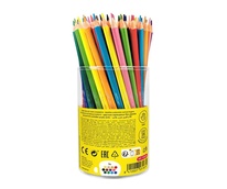 Pastelky JOVI trojhranné nedřevěné / 84 ks / v boxu