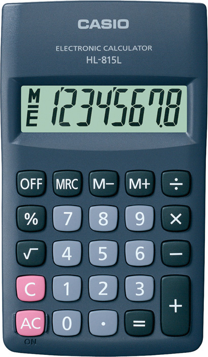 Kalkulačka Casio HL815L kapesní displej 8 míst