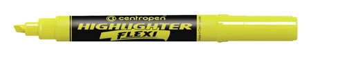Zvýrazňovač Centropen Flexi 8542 / sada 4 ks
