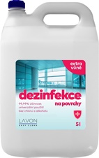 Dezinfekce LAVON na povrchy bez chloru a alkoholu - 5 l