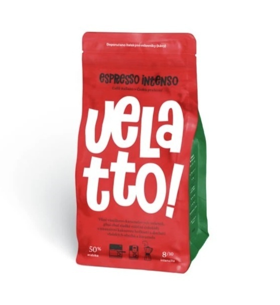 Zrnková káva Velatto Espresso Intenso / 1kg