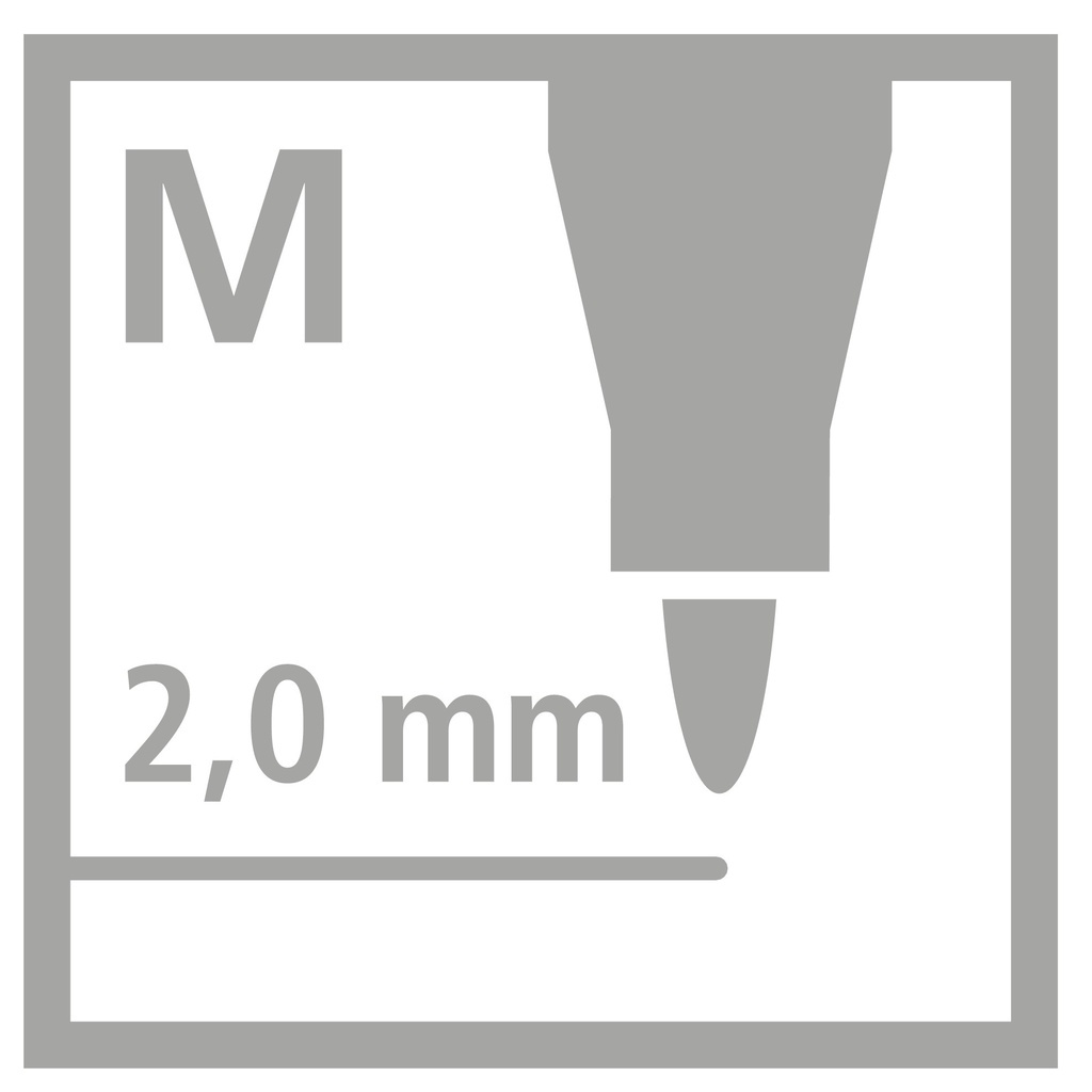 Popisovač Stabilo Power - 12 ks