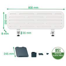 Stolní organizér Leitz ergo – 80 x 25 cm