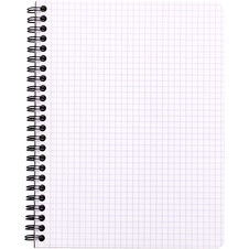 Blok kroužkový Clairefontaine Rhodia A5+ - čtvereček / 80 listů / mix barev