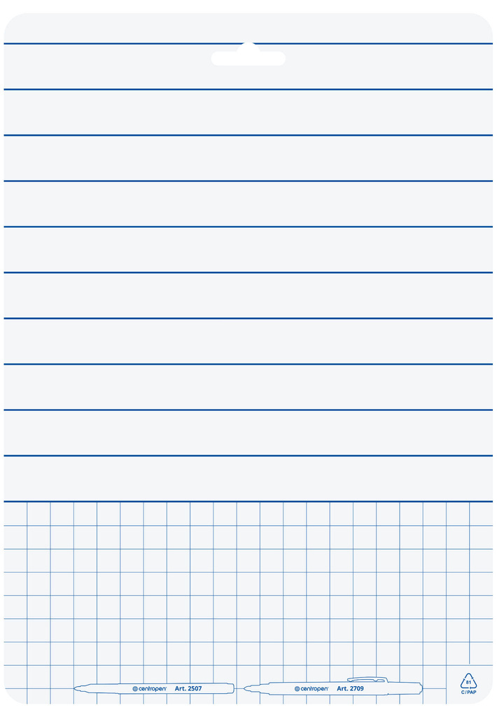 Oboustranně stíratelné tabulky Centropen - 7769 / formát A4
