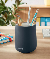 Stojan na tužky Leitz Cosy - sametově šedá