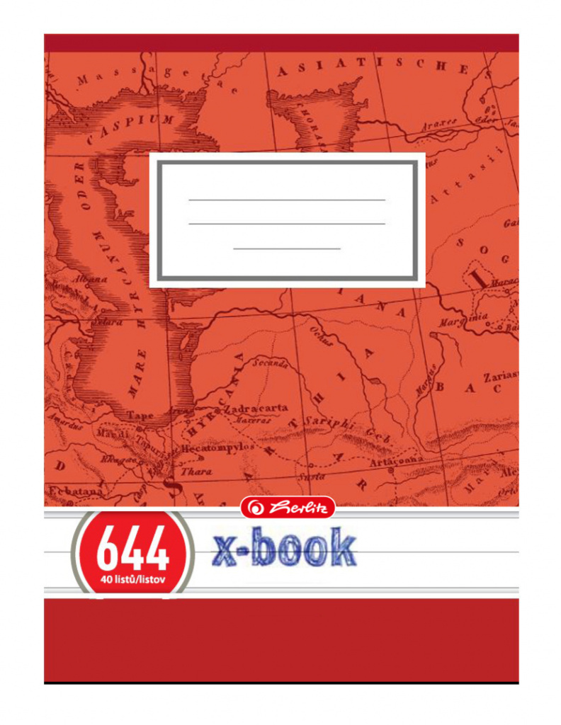 Sešit školní Herlitz Premium 644 - A6 / linka / 40 listů