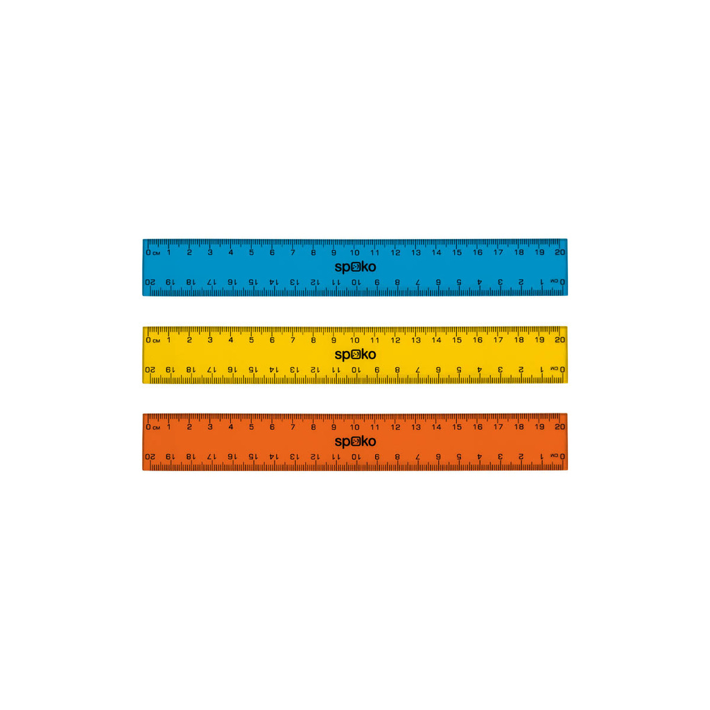 Pravítko SPOKO 20 cm - mix