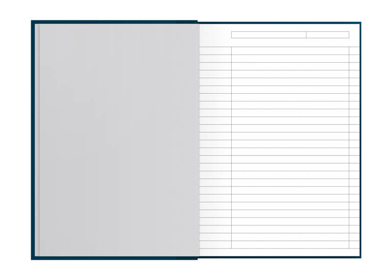 Kniha záznamní vázaná Oxford Essentials mix - A5 / linka / 96 linka