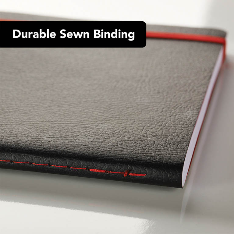 Zápisník Oxford Black n'Red mix - A5 / linka / 72 linka