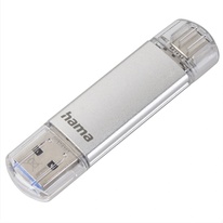 Flash Pen Laeta twin - stříbrná / 16 GB /  USB 3.1