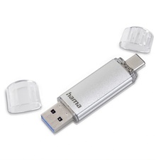 Flash Pen Laeta twin - stříbrná / 64 GB /  USB 3.1