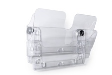 Držák na prospekty DURABLE magnetický - 2 / A4 čirý / na šířku