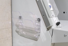 Držák na prospekty DURABLE magnetický - 2 / A4 čirý / na šířku